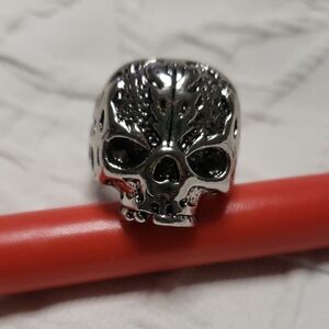 Silver Skull Ring